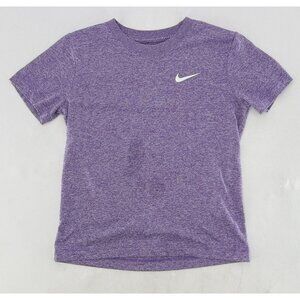 Nike DRI-FIT Girl’s Heathered Purple T-shirt Size Small, Flaw‎ See Photos